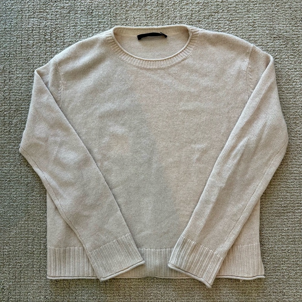 JENNI KAYNE Everyday Sweater Cream - Picture 3 of 6
